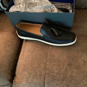 Mans black dress Shoes 11 1/2